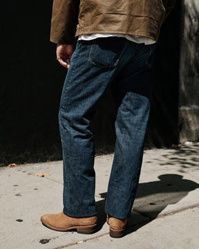 Omoto 0615 13.5oz Denim Relax Fit Button Fly 2 Years Washed