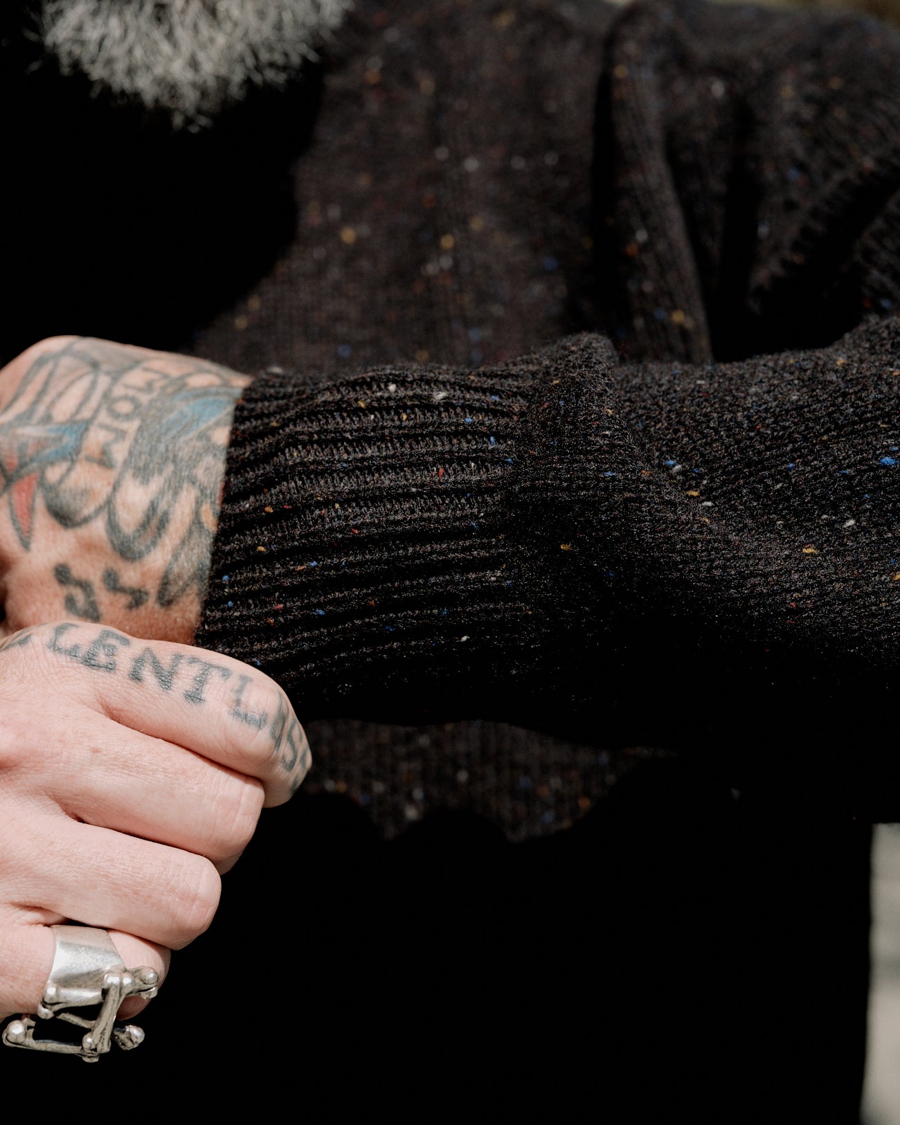 Aaron Levine New York Rollneck Sweater Espresso