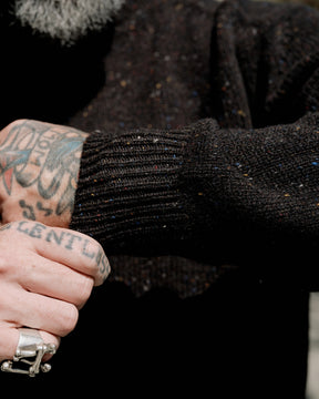 Aaron Levine New York Rollneck Sweater Espresso