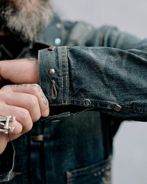 RRL Ridgewood Studded Denim Trucker Jacket