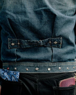 RRL Ridgewood Studded Denim Trucker Jacket