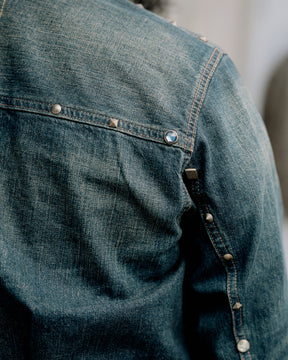 RRL Ridgewood Studded Denim Trucker Jacket