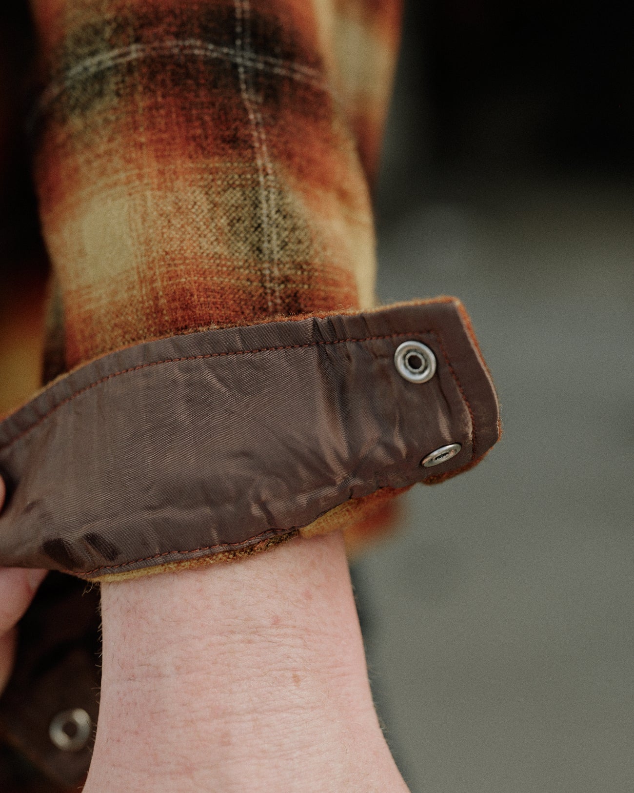 RRL Wool-Blend Camp Shirt Orange/ Yellow