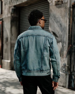 RRL Leeland Indigo Denim Trucker Jacket
