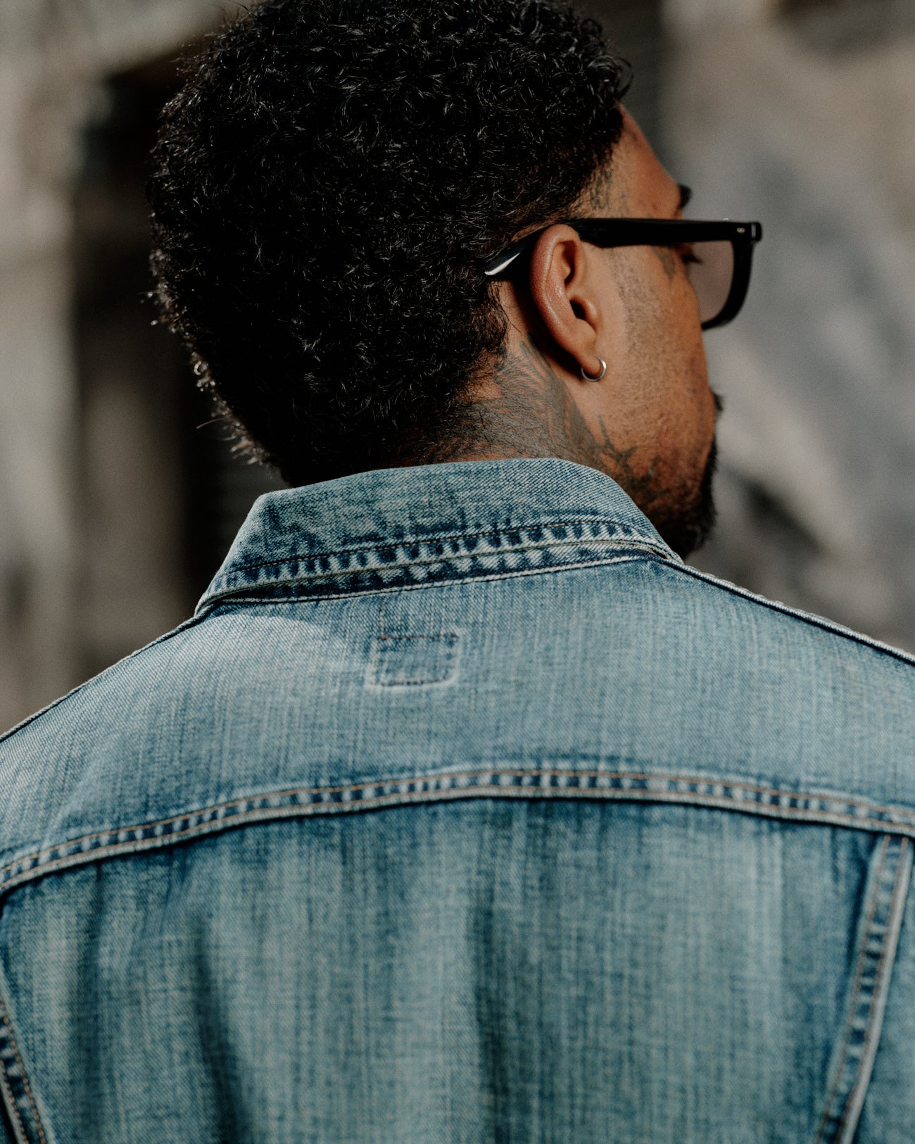 RRL Leeland Indigo Denim Trucker Jacket