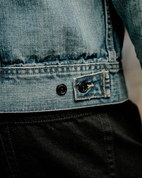 RRL Leeland Indigo Denim Trucker Jacket