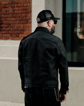 Rogue Territory x Snake Oil Provisions Sashiko Type I Jacket Stealth PRE-ORDER