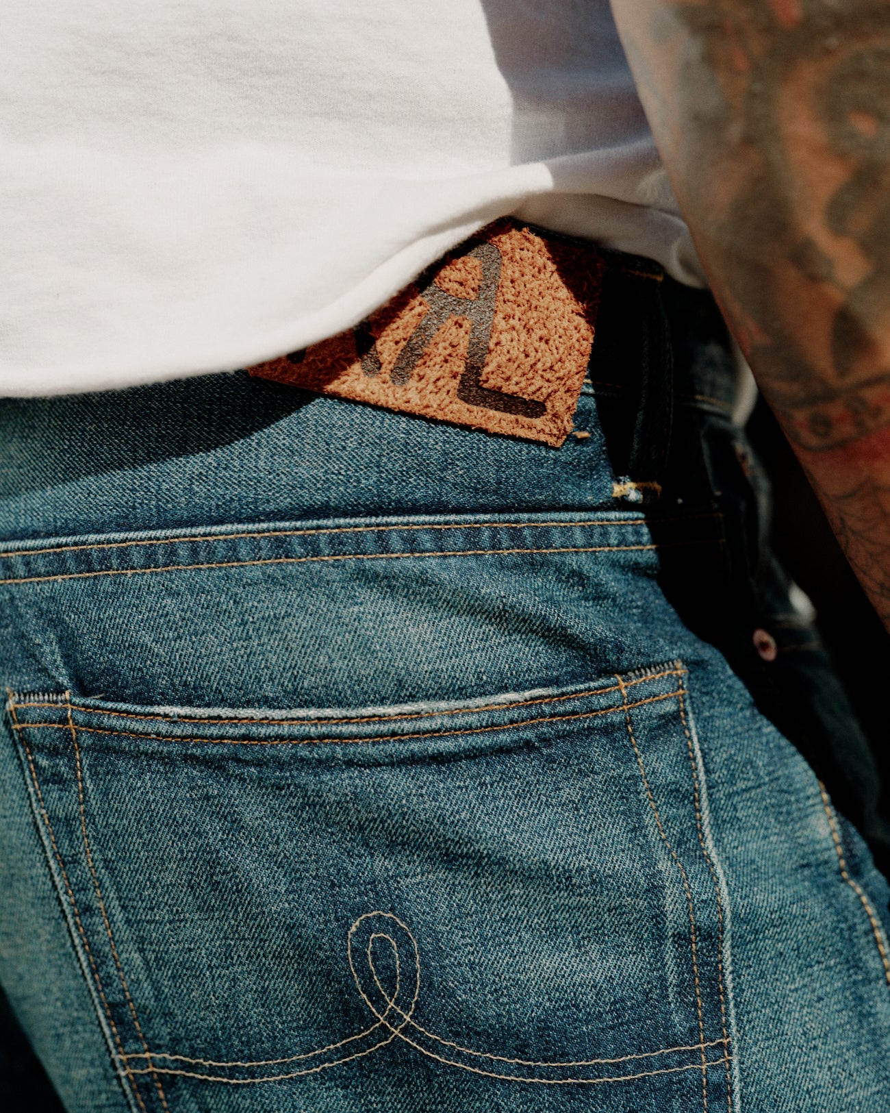 RRL Vintage 5 Pocket Jean Grandfalls Wash