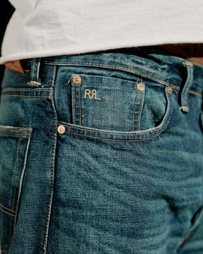 RRL Vintage 5 Pocket Jean Grandfalls Wash
