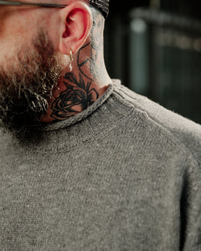Aaron Levine New York Rollneck Sweater Gray