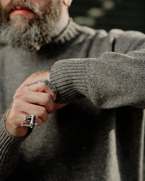 Aaron Levine New York Rollneck Sweater Gray