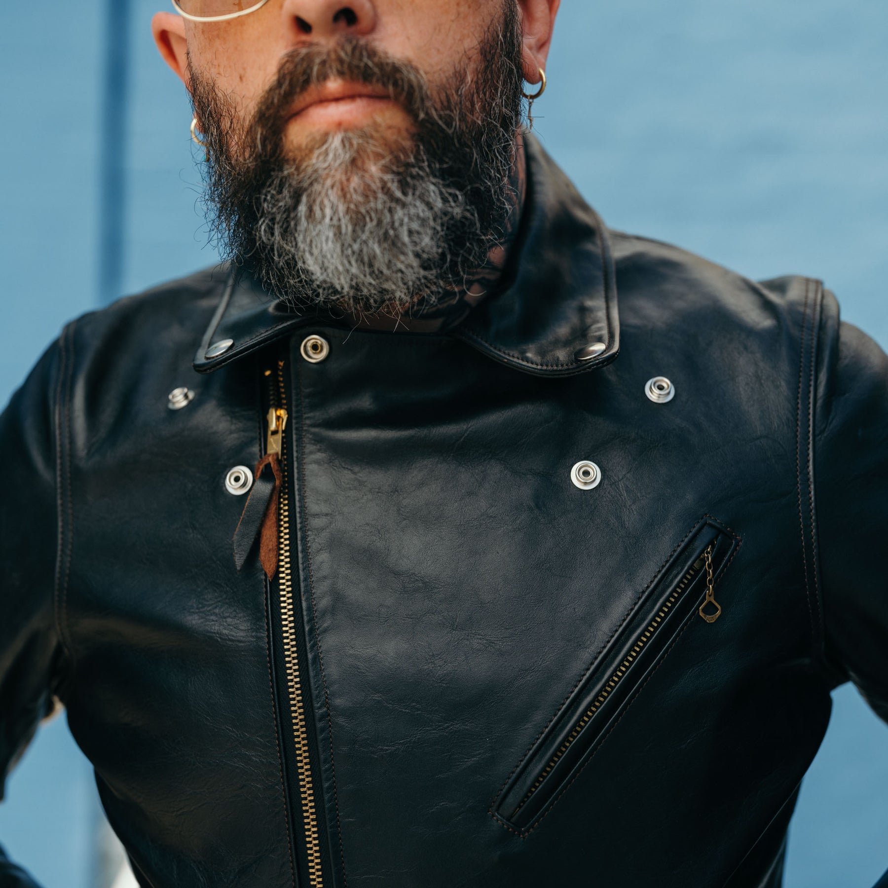 Double Helix x Snake Oil Provisions Deviant LAW Motorcycle Jacket Black