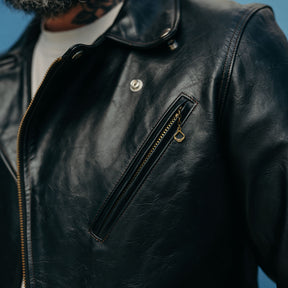 Double Helix x Snake Oil Provisions Deviant LAW Motorcycle Jacket Black