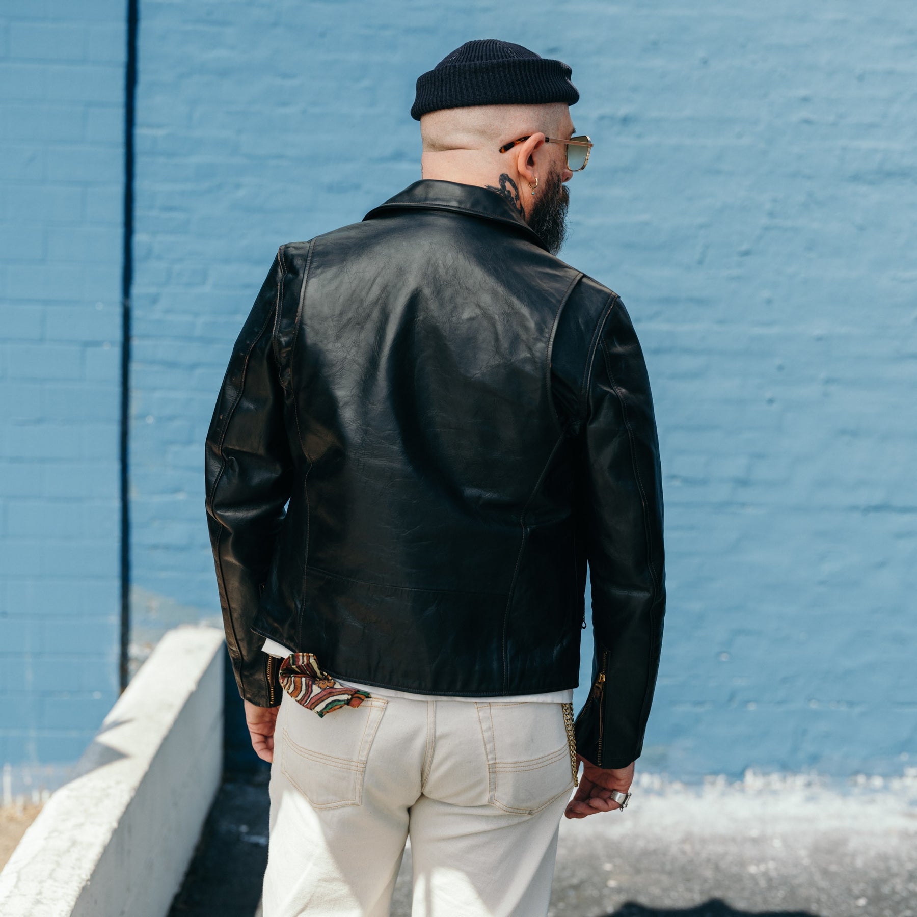 Double Helix x Snake Oil Provisions Deviant LAW Motorcycle Jacket Black