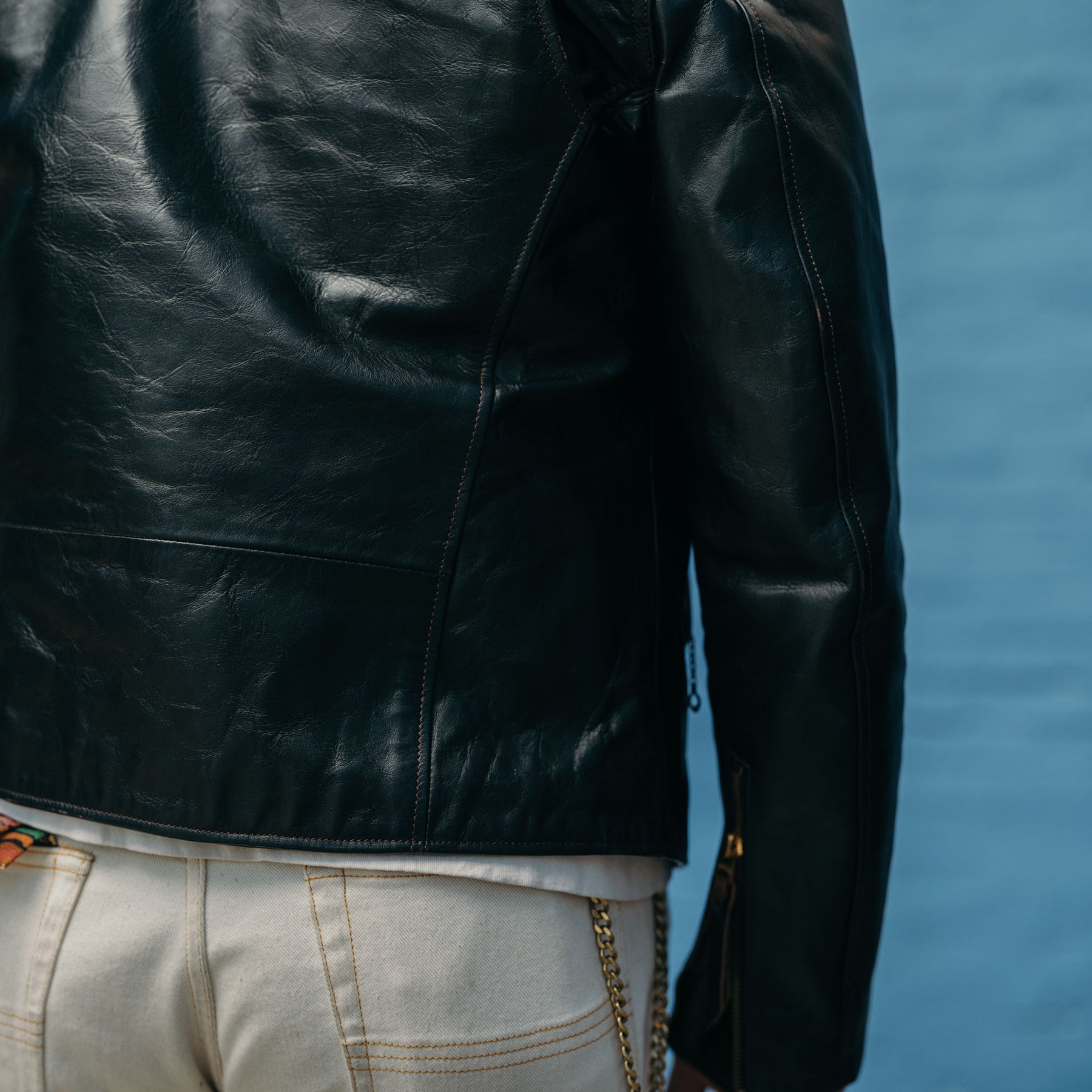 Double Helix x Snake Oil Provisions Deviant LAW Motorcycle Jacket Black