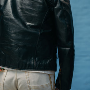 Double Helix x Snake Oil Provisions Deviant LAW Motorcycle Jacket Black