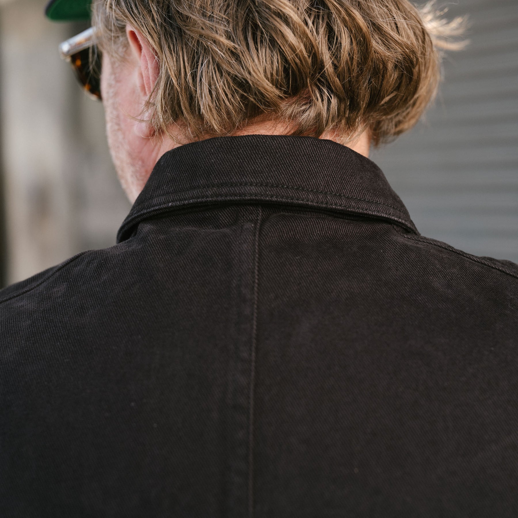 Drake's Black Heavy Twill Cotton Five-Pocket Chore Jacket