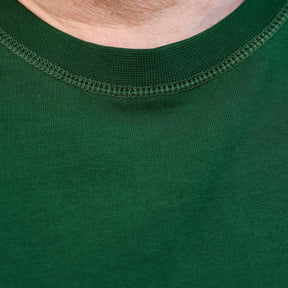 Drake's Forest Green Cotton Crew Neck Hiking T-Shirt FINAL SALE