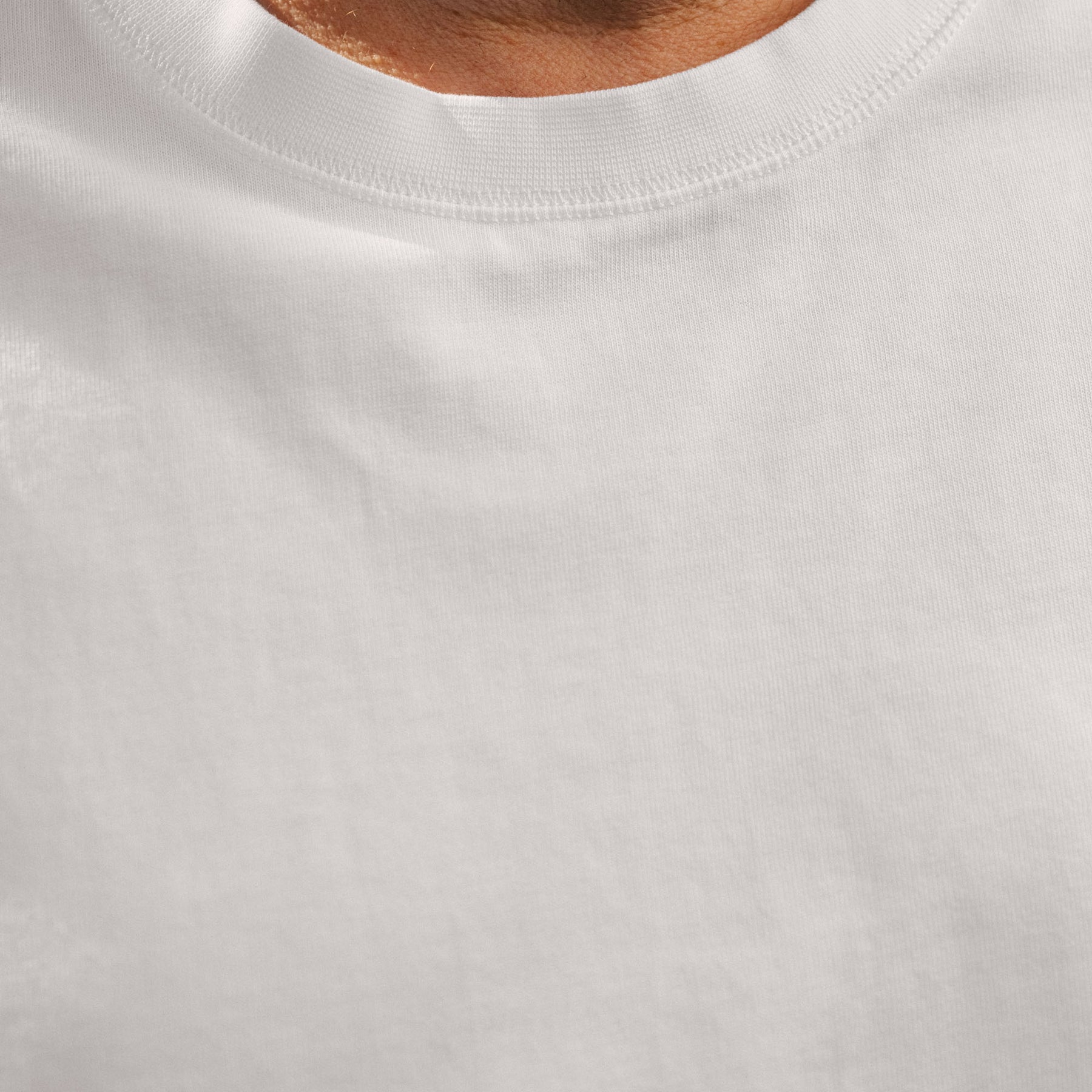 Drake's White Cotton Crew Neck Hiking T-Shirt FINAL SALE