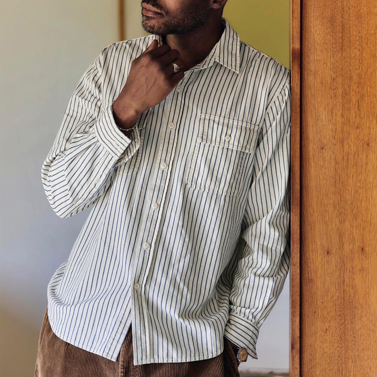 Imogene + Willie Earl Navy Stripe