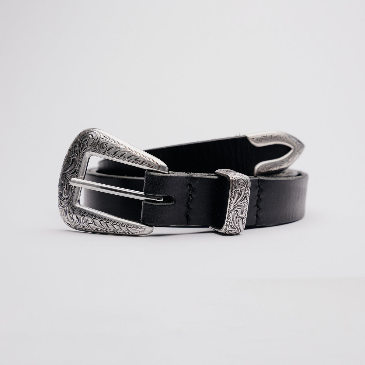Ewing Dry Goods x Snake Oil Provisions Zephyr Belt Black