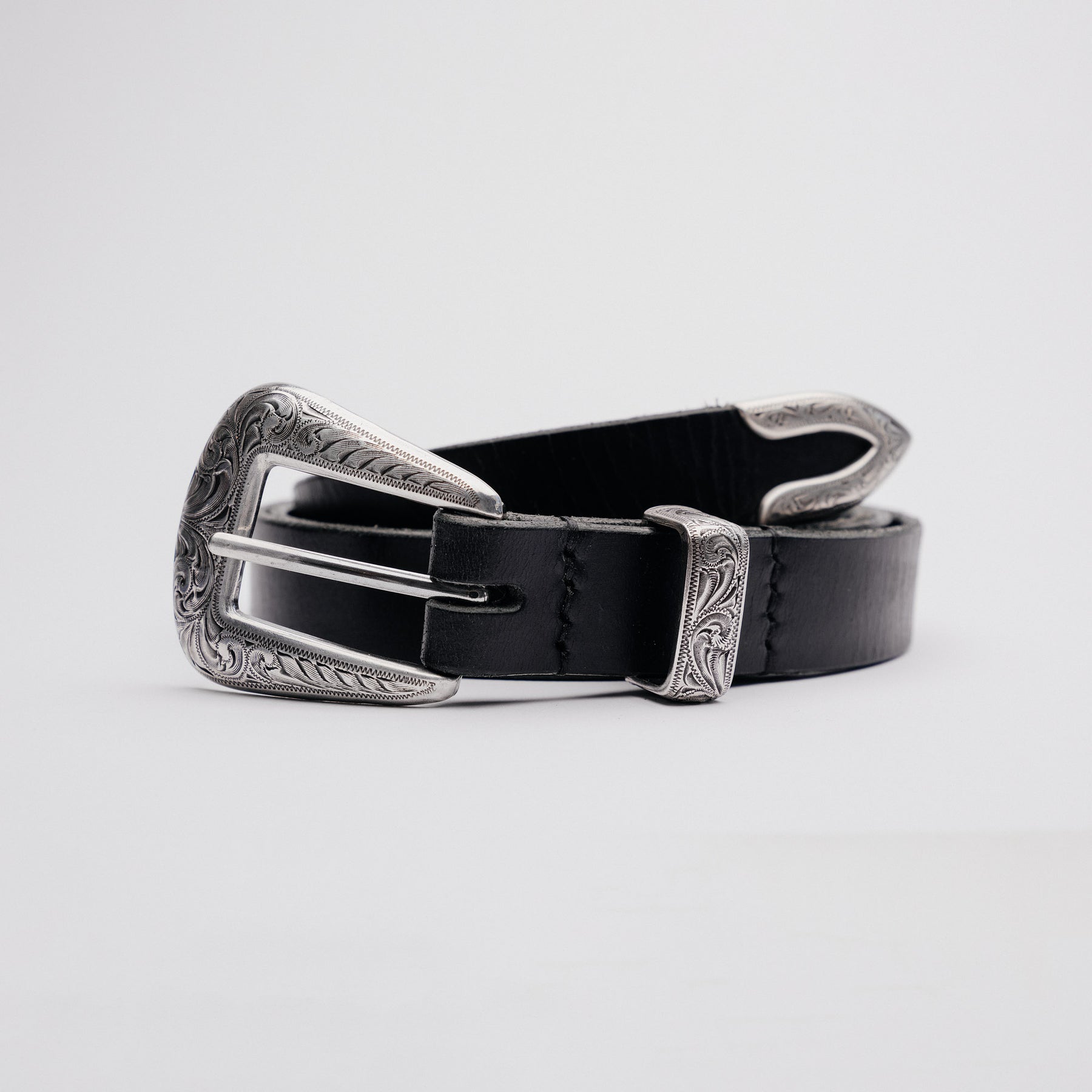 Ewing Dry Goods x Snake Oil Provisions Zephyr Belt Black