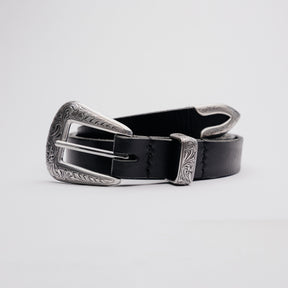 Ewing Dry Goods x Snake Oil Provisions Zephyr Belt Black