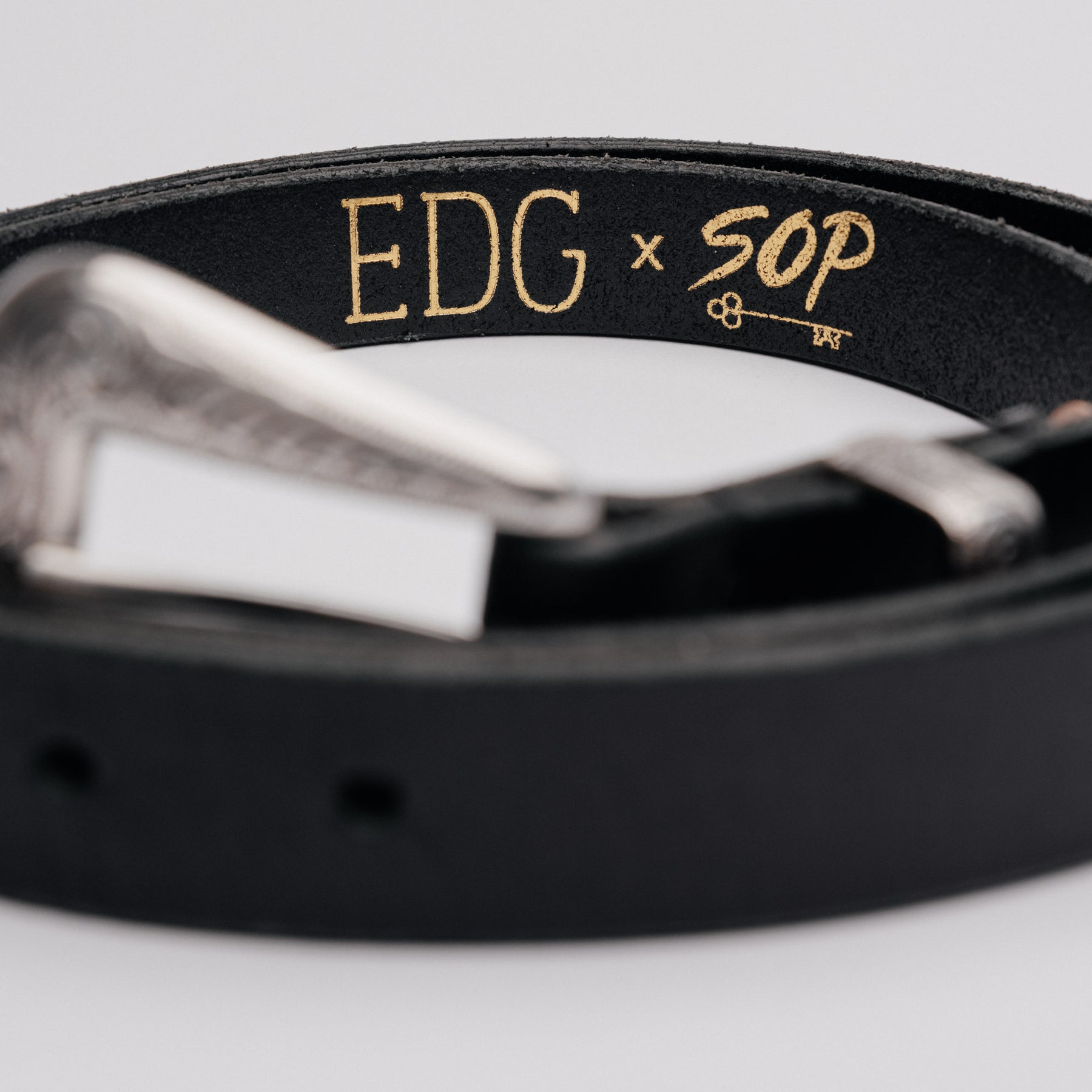 Ewing Dry Goods x Snake Oil Provisions Zephyr Belt Black