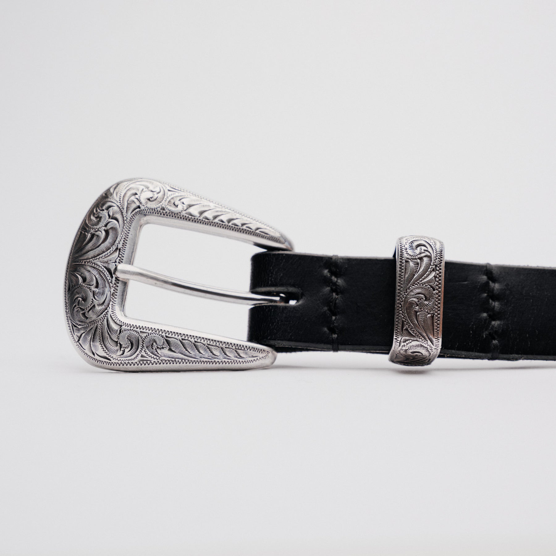 Ewing Dry Goods x Snake Oil Provisions Zephyr Belt Black