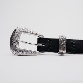Ewing Dry Goods x Snake Oil Provisions Zephyr Belt Black