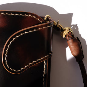 Ewing Dry Goods Gentleman's Billfold Maryam Marble Black Ghost Brown Shell Cordovan