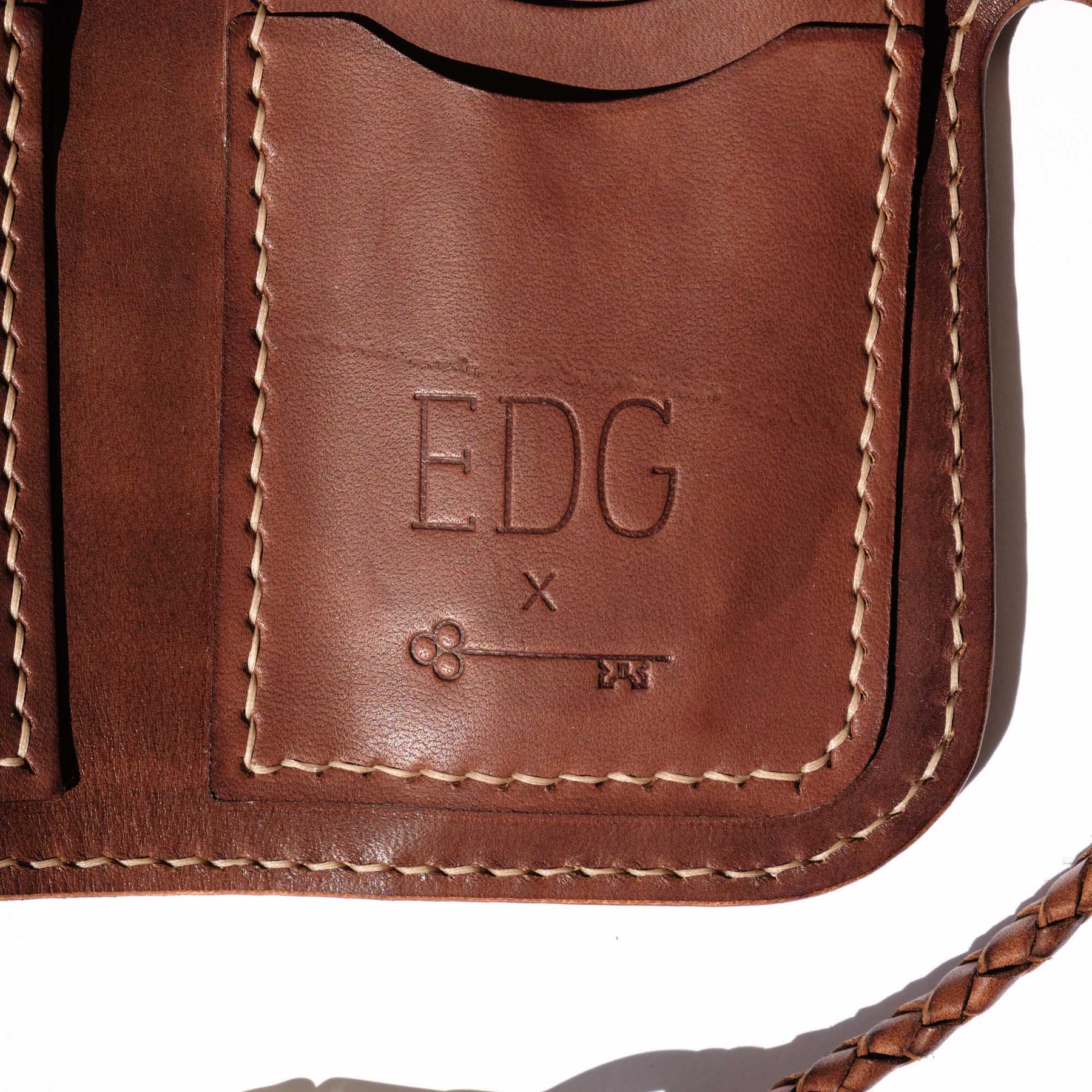 Ewing Dry Goods Gentleman's Billfold Maryam Marble Black Ghost Brown Shell Cordovan