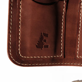 Ewing Dry Goods Gentleman's Billfold Maryam Marble Black Ghost Brown Shell Cordovan