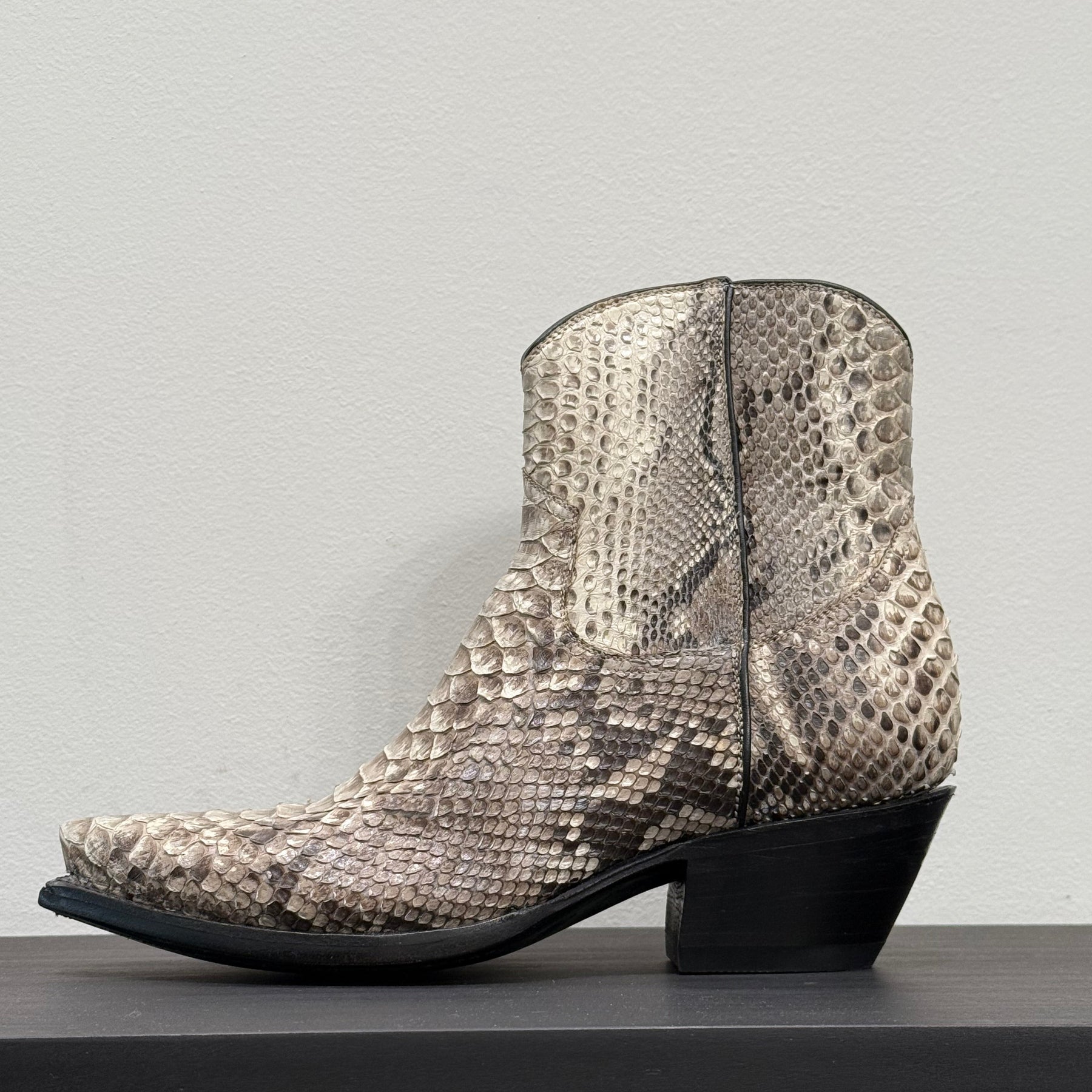 Planet Cowboy Zip Ups Snakeskin Western Boot FINAL SALE