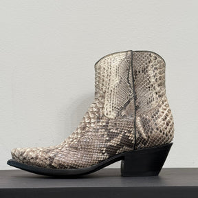 Planet Cowboy Zip Ups Snakeskin Western Boot FINAL SALE
