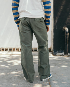 Full Count 1992-24A Utility Trousers O.D.