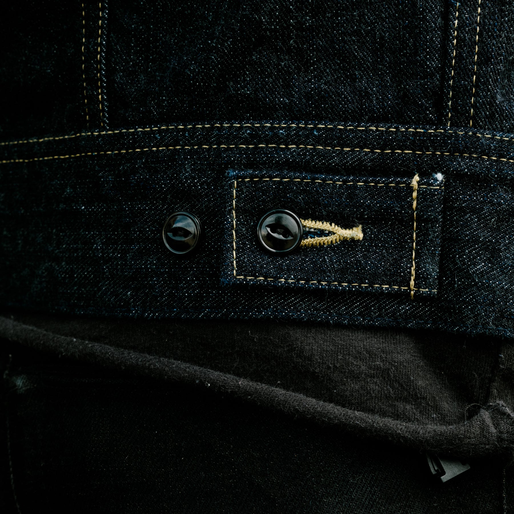 The Flat Head FN-OJ-D103 14.5oz Zimbabwe Cotton Denim Jacket Indigo
