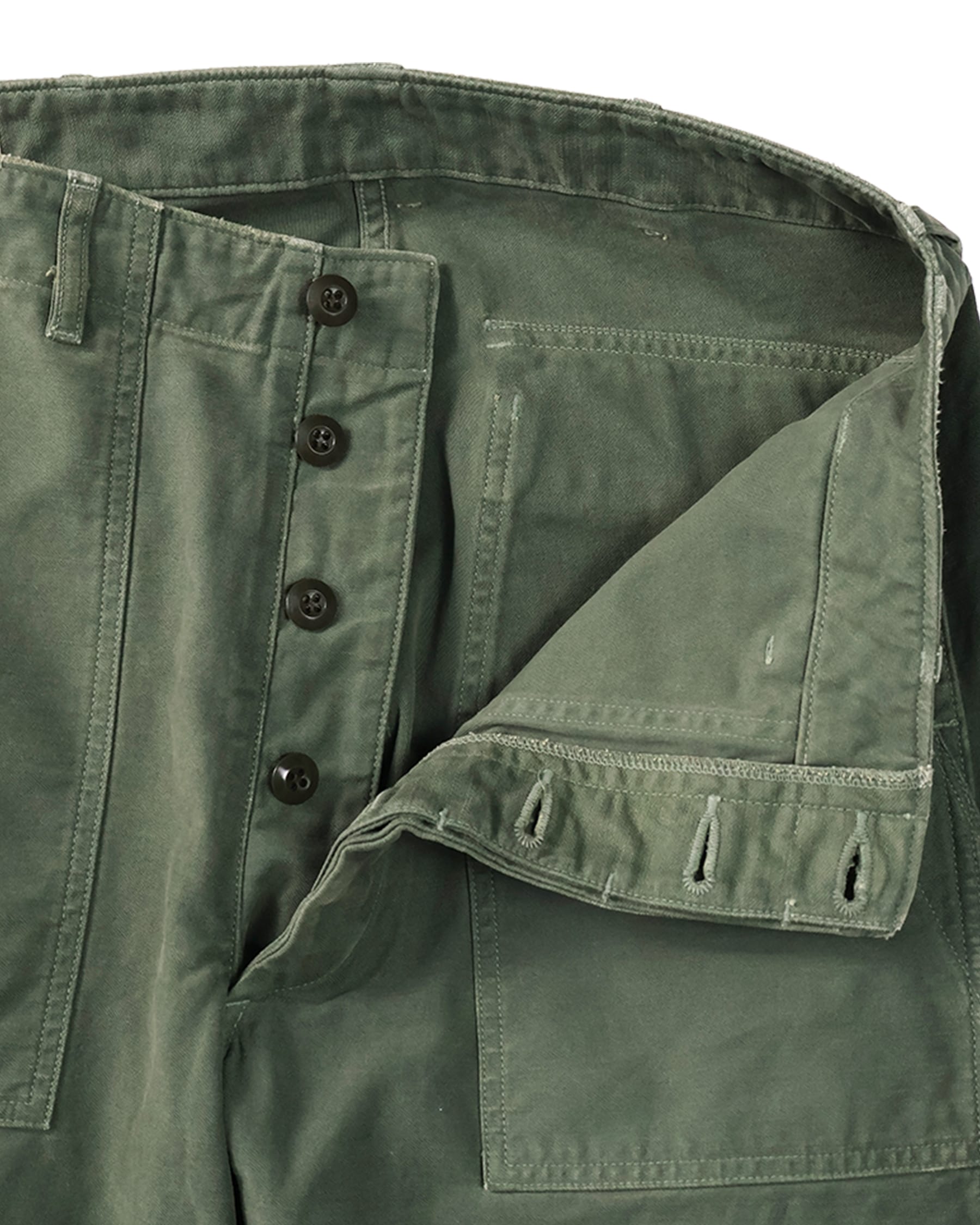 Full Count 1992-24A Utility Trousers O.D.