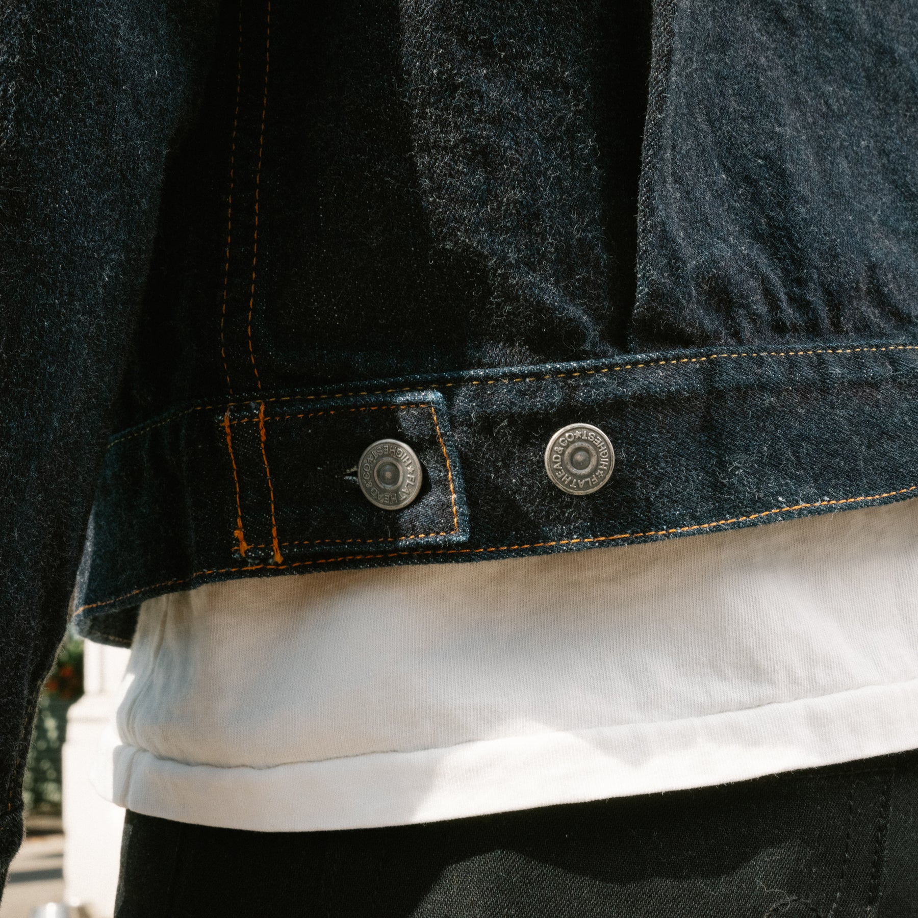 The Flat Head FN-OJ-D002 1950s Type 2 Denim Jacket Indigo
