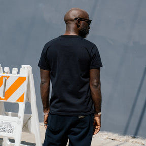 The Flat Head Heavyweight Pocket T-Shirt Black