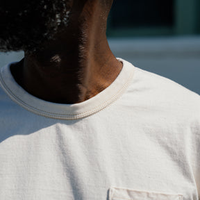 The Flat Head Heavyweight Pocket T-Shirt Natural