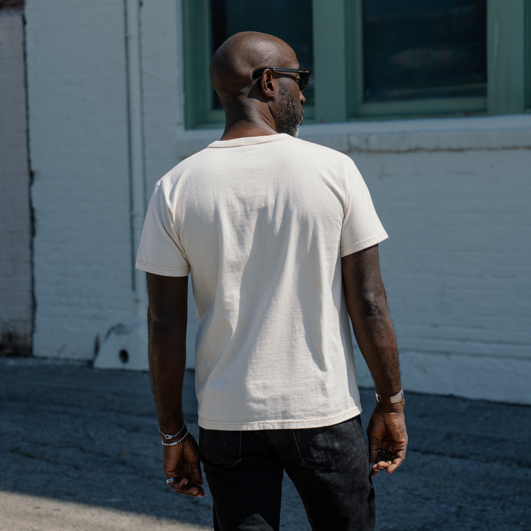 The Flat Head Heavyweight Pocket T-Shirt Natural