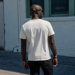 The Flat Head Heavyweight Pocket T-Shirt Natural