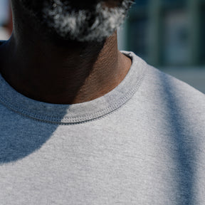 The Flat Head Heavyweight Pocket T-Shirt Gray