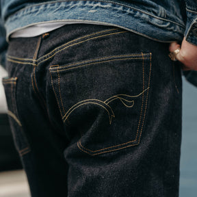 The Flat Head FN-8004 18oz Wide Tapered Jean Indigo