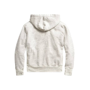 RRL Fleece Hoodie Athletic Gray Heather