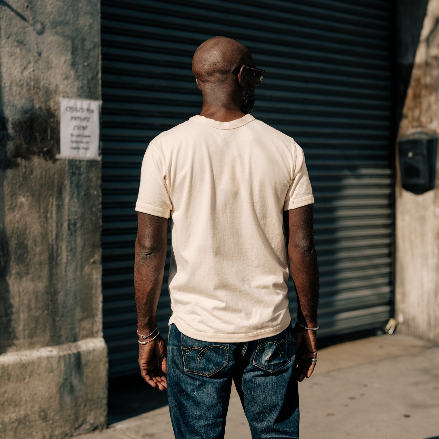 Full Count Flat Seam Heavyweight T-Shirt Ecru