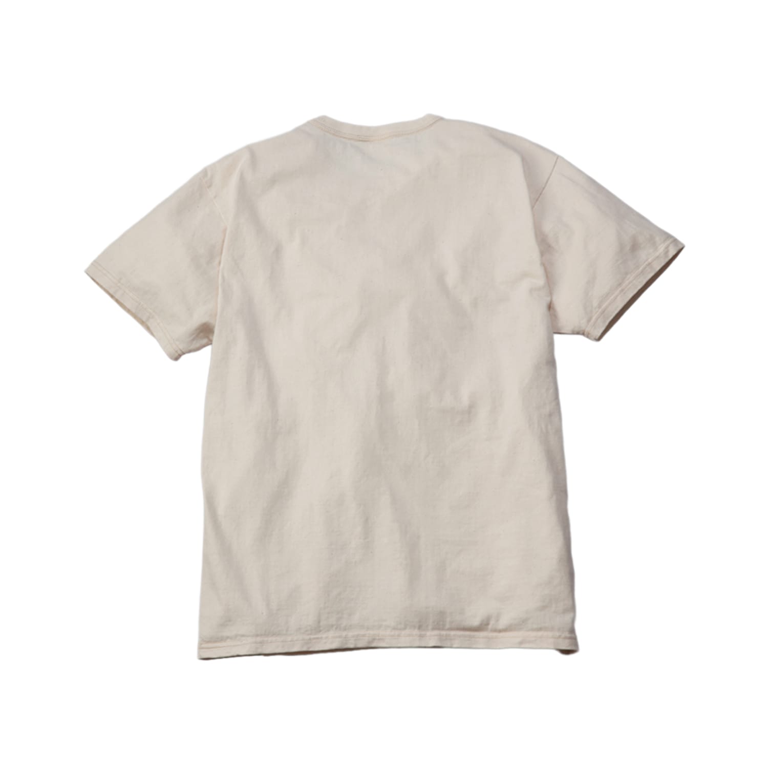 The Flat Head FN-THC-101 Short Sleeve Tube Tee Natural