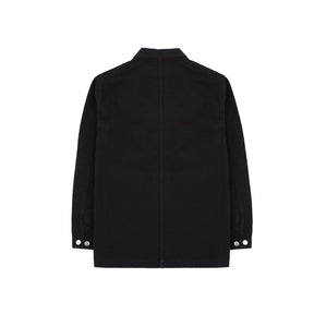 Drake's Black Heavy Twill Cotton Five-Pocket Chore Jacket