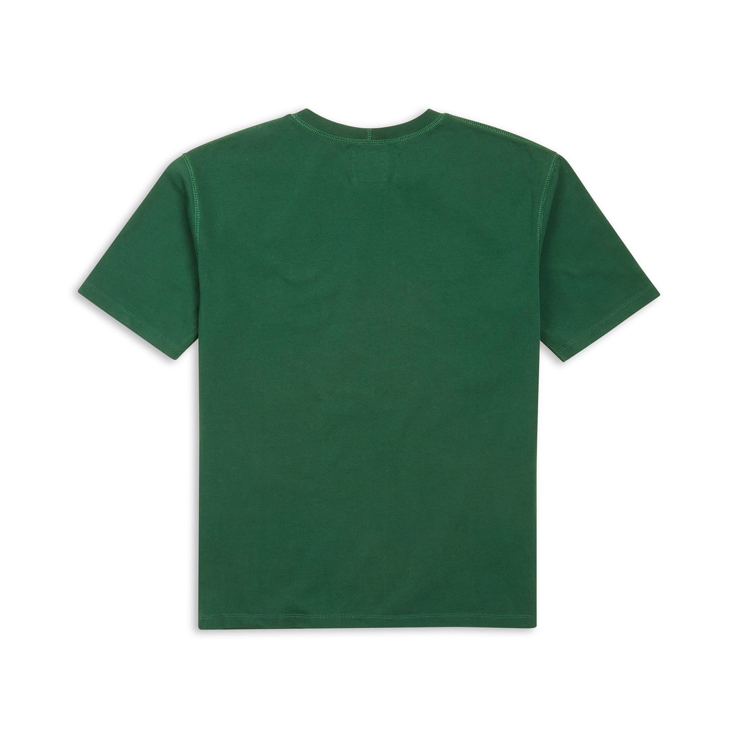 Drake's Forest Green Cotton Crew Neck Hiking T-Shirt FINAL SALE